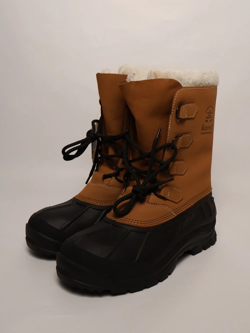 Kamik NWT Hamberg Alborg Pac Snow Boots Waterproof, Insulated TAN Size: 10 M